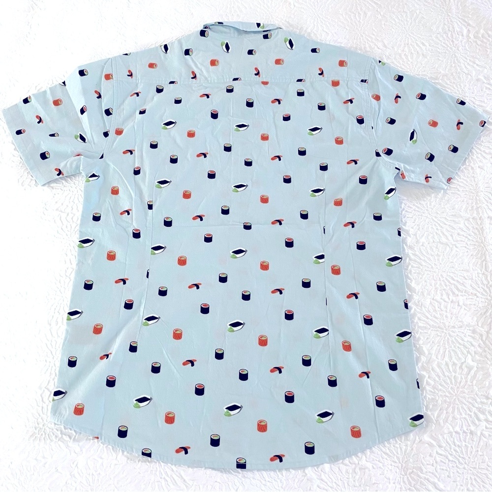 Creative Destruction - Sushi Theme Button Down Sh… - image 5